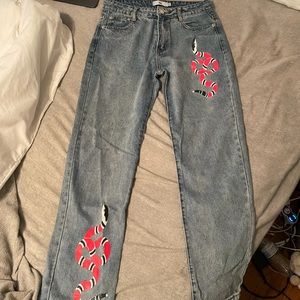 Adika snake jeans